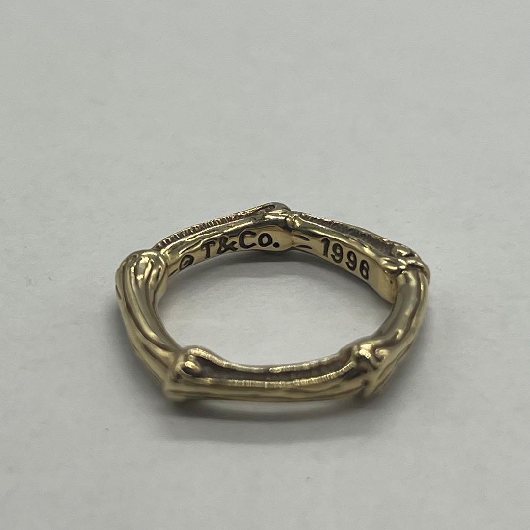 Tiffany & Co Bamboo Ring YG Gold — view 9