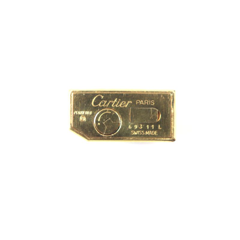  Cartier Pentagonal All-over Pattern Short Roller Gas Lighter