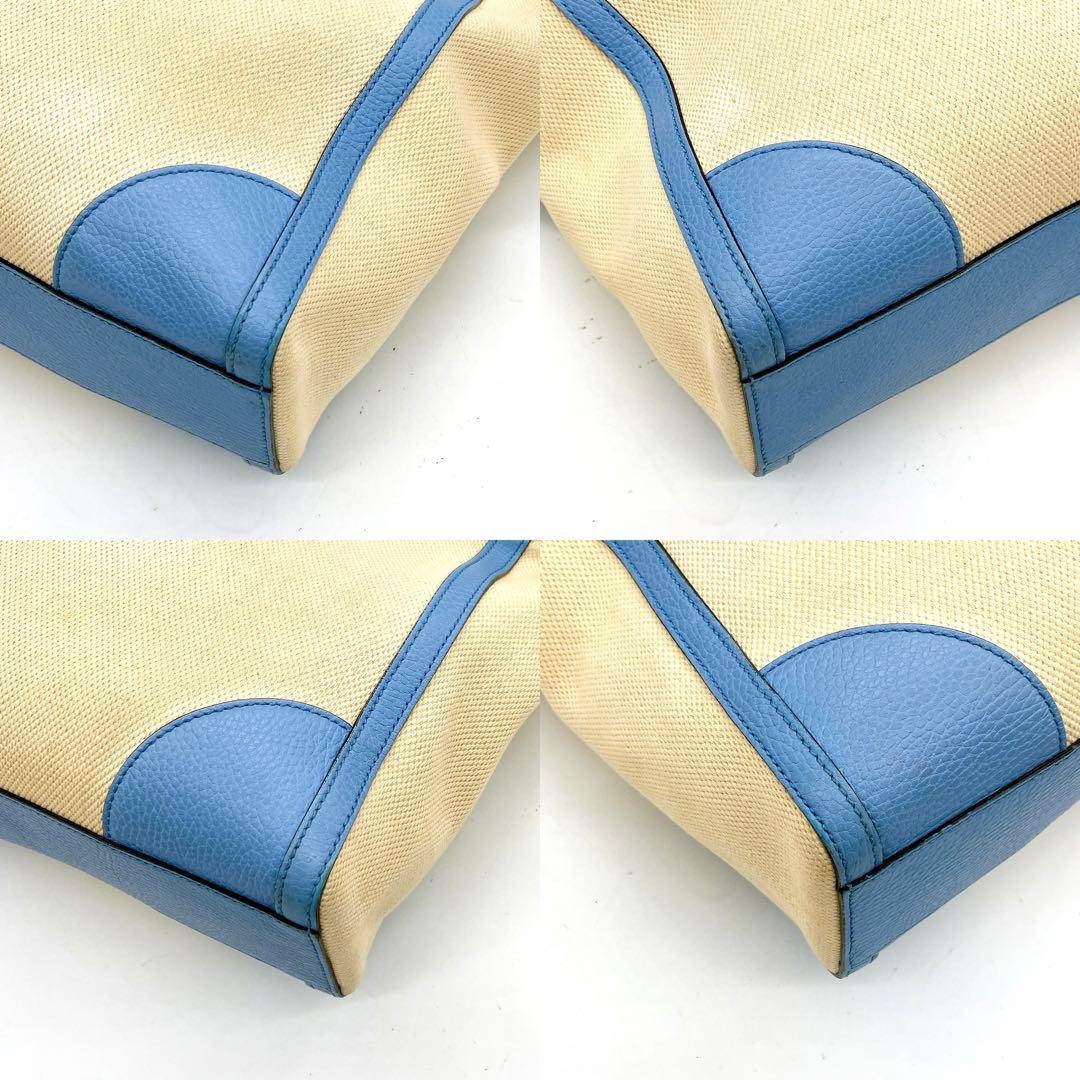 Gucci 2-way Bag Swing Canvas Ivory Gold Hardware