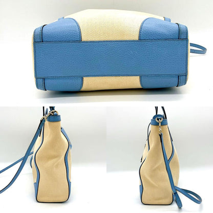 Gucci 2-way Bag Swing Canvas Ivory Gold Hardware