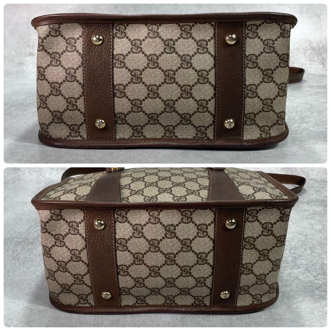 Gucci GG Sherry Line Shoulder Bag 2-Way Brown — view 8