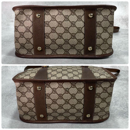 Gucci GG Sherry Line Shoulder Bag 2-Way Brown — view 8