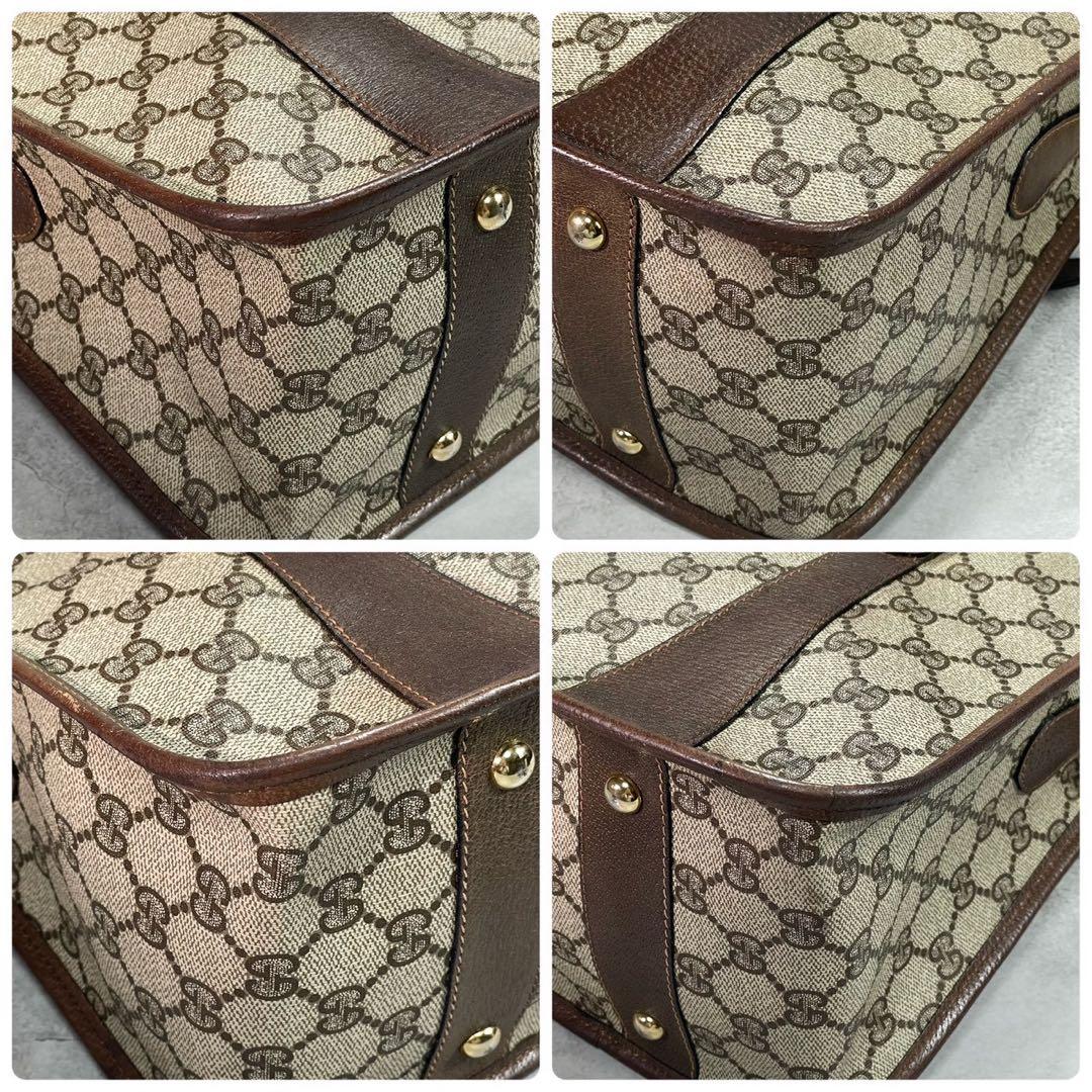 Gucci GG Sherry Line Shoulder Bag 2-Way Brown — view 9