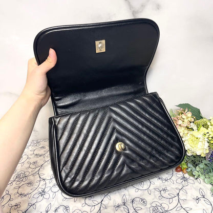 Chanel 2-Way Chevron Chain Shoulder Bag — view 8