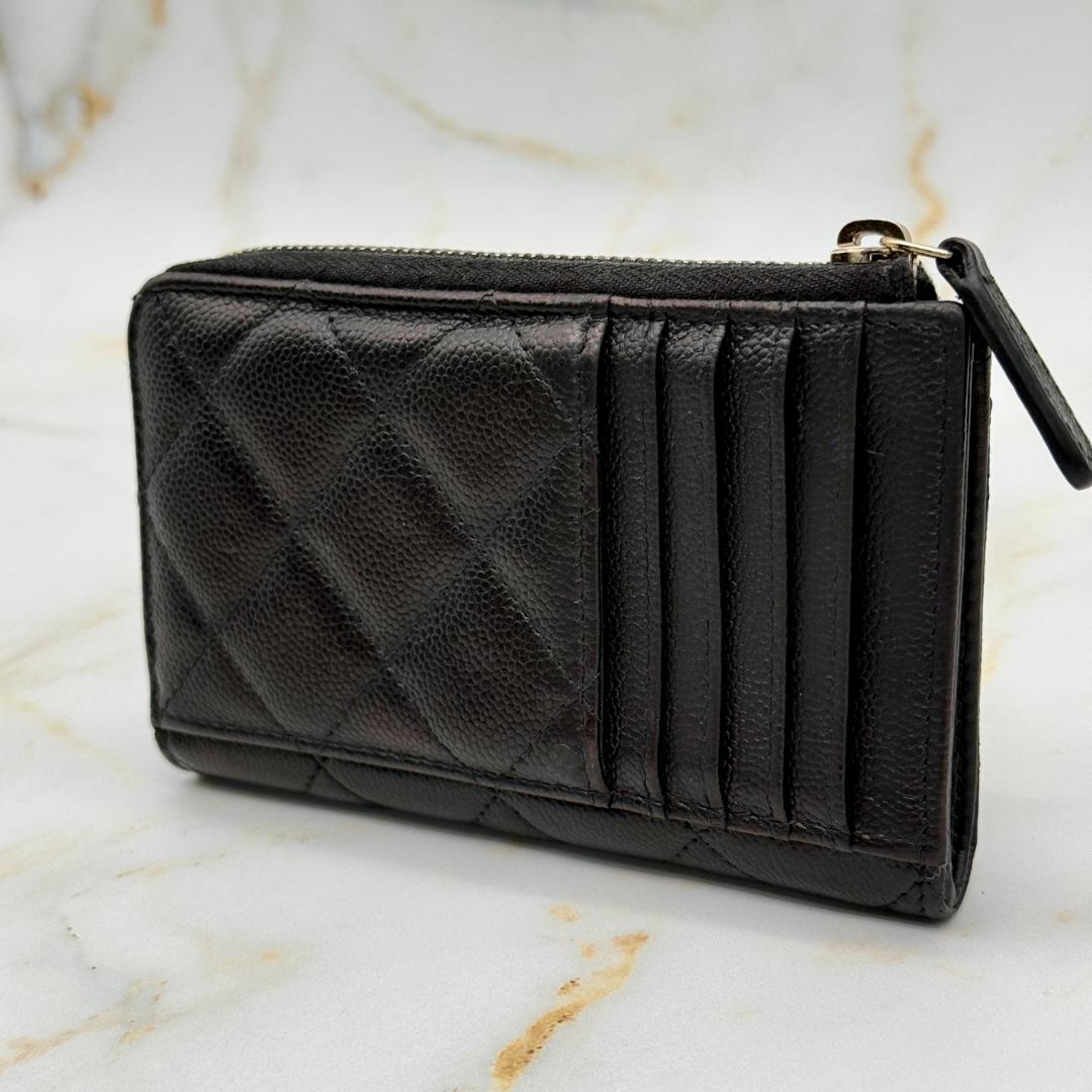 Chanel Caviar Leather Quilted Shoulder Bag — view 7