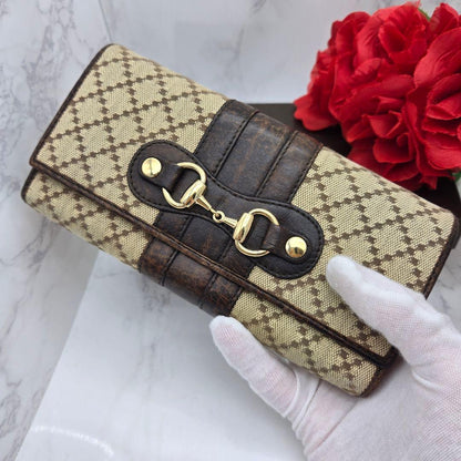 Gucci Wallet Horsebit Diamante — view 3