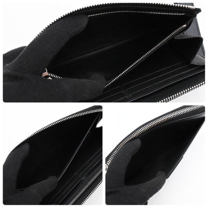 Louis Vuitton Damier Graphite Zippy Dragonne Wallet Black — view 4
