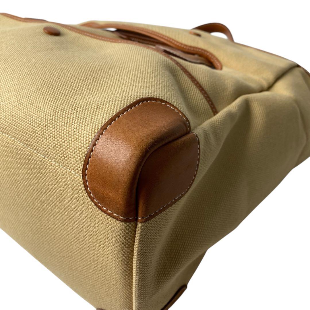 Hermes Passepasse 35 □R Engraved Toile Balenier Tote Bag