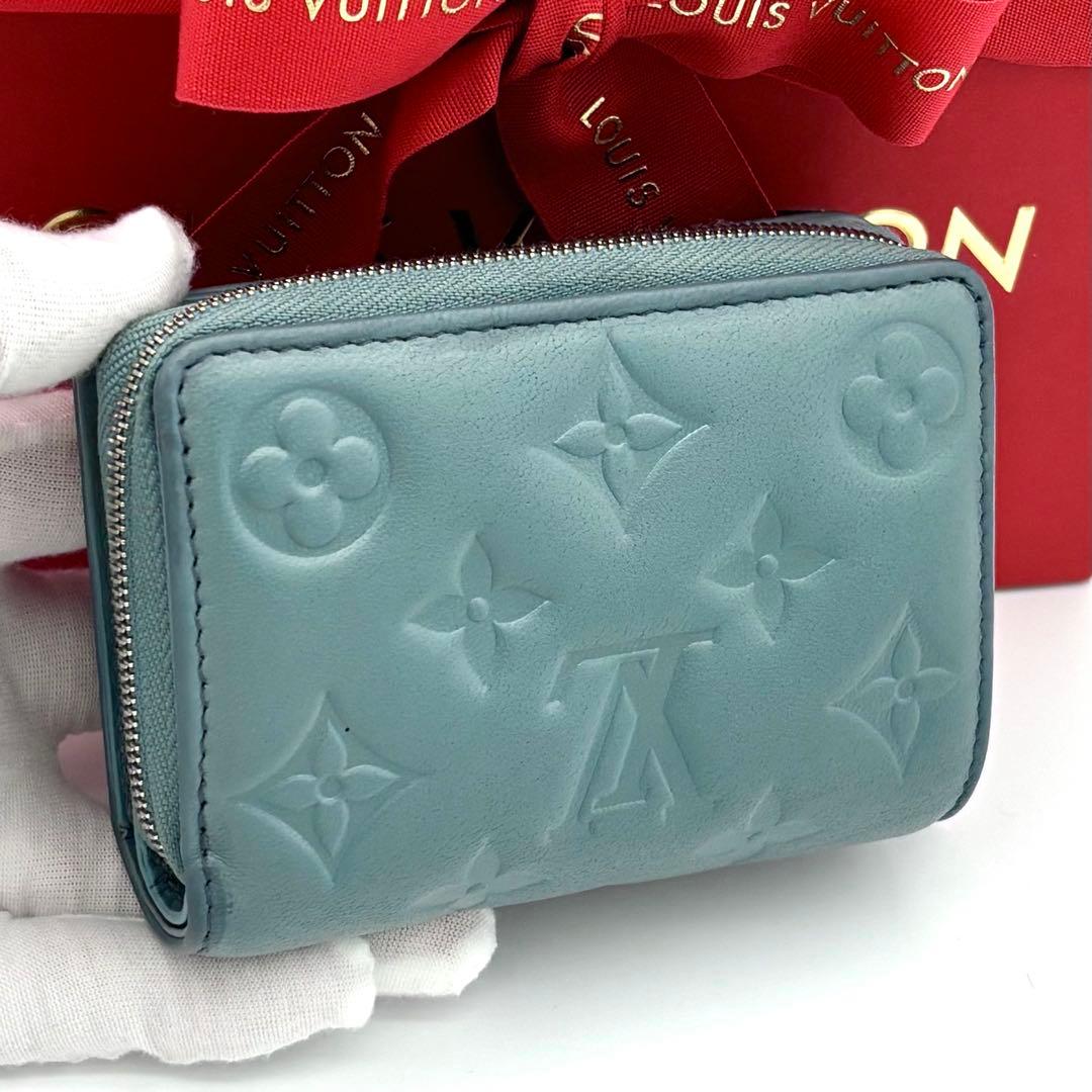 Louis Vuitton Wallet Portefeuille Lou Blue Monogram — view 2