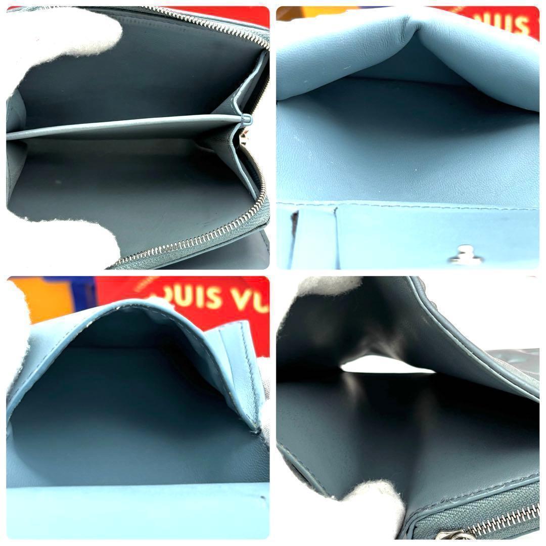 Louis Vuitton Wallet Portefeuille Lou Blue Monogram — view 4