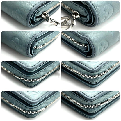 Louis Vuitton Wallet Portefeuille Lou Blue Monogram — view 6