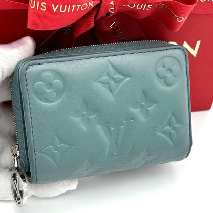 Louis Vuitton Wallet Portefeuille Lou Blue Monogram — view 9