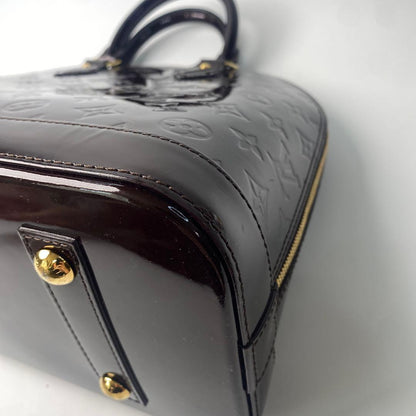 Vuitton Louis Vuitton Vernis Amarante Alma PM