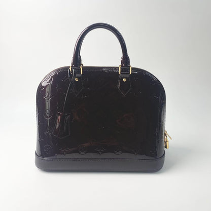 Vuitton Louis Vuitton Vernis Amarante Alma PM
