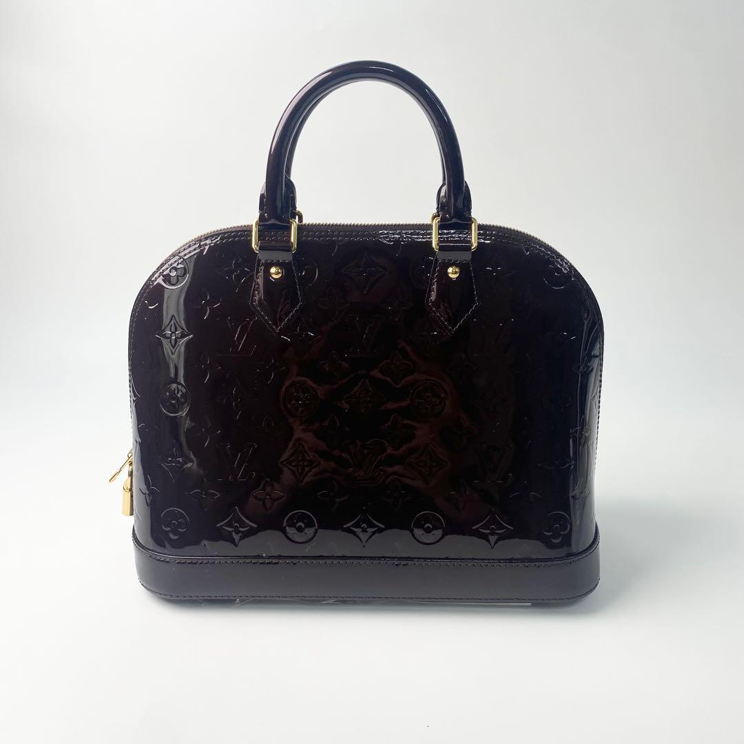 Vuitton Louis Vuitton Vernis Amarante Alma PM