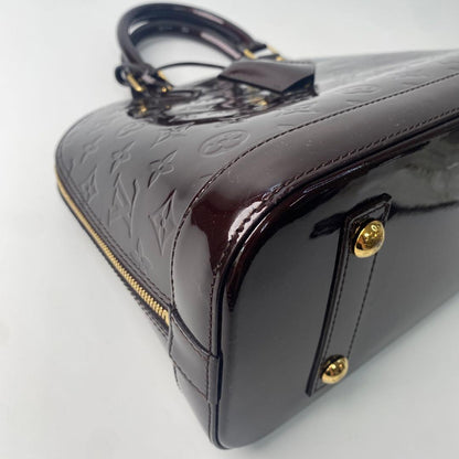 Vuitton Louis Vuitton Vernis Amarante Alma PM