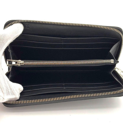 Loewe Wallet Repeat Anagram Zip Around Black — view 3