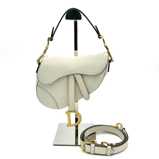 Dior Saddle Bag Gray Neckoff White