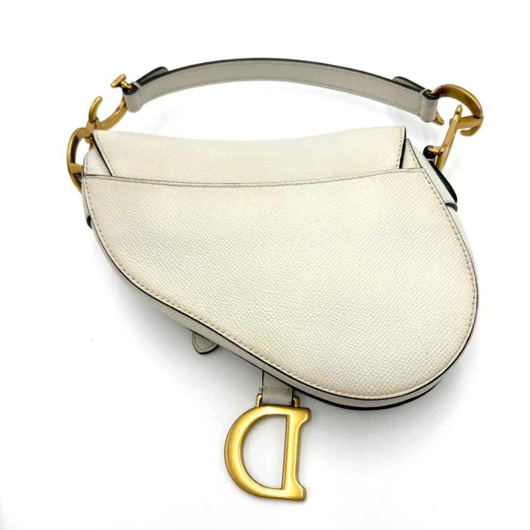Dior Saddle Bag Gray Neckoff White — view 3