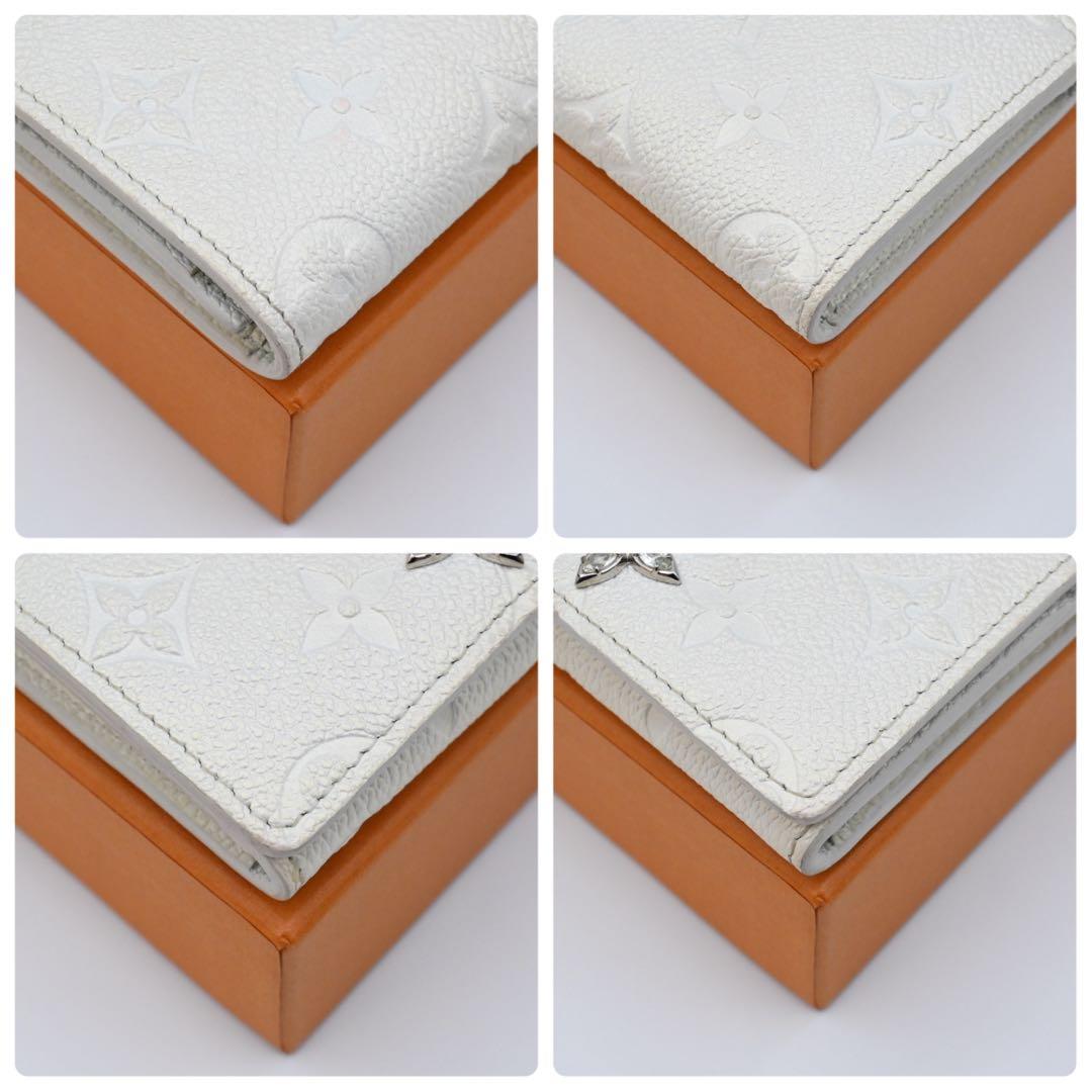 Louis Vuitton Empreinte Envelope Line Stowe White Wallet — view 7