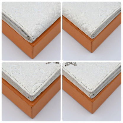 Louis Vuitton Empreinte Envelope Line Stowe White Wallet — view 7