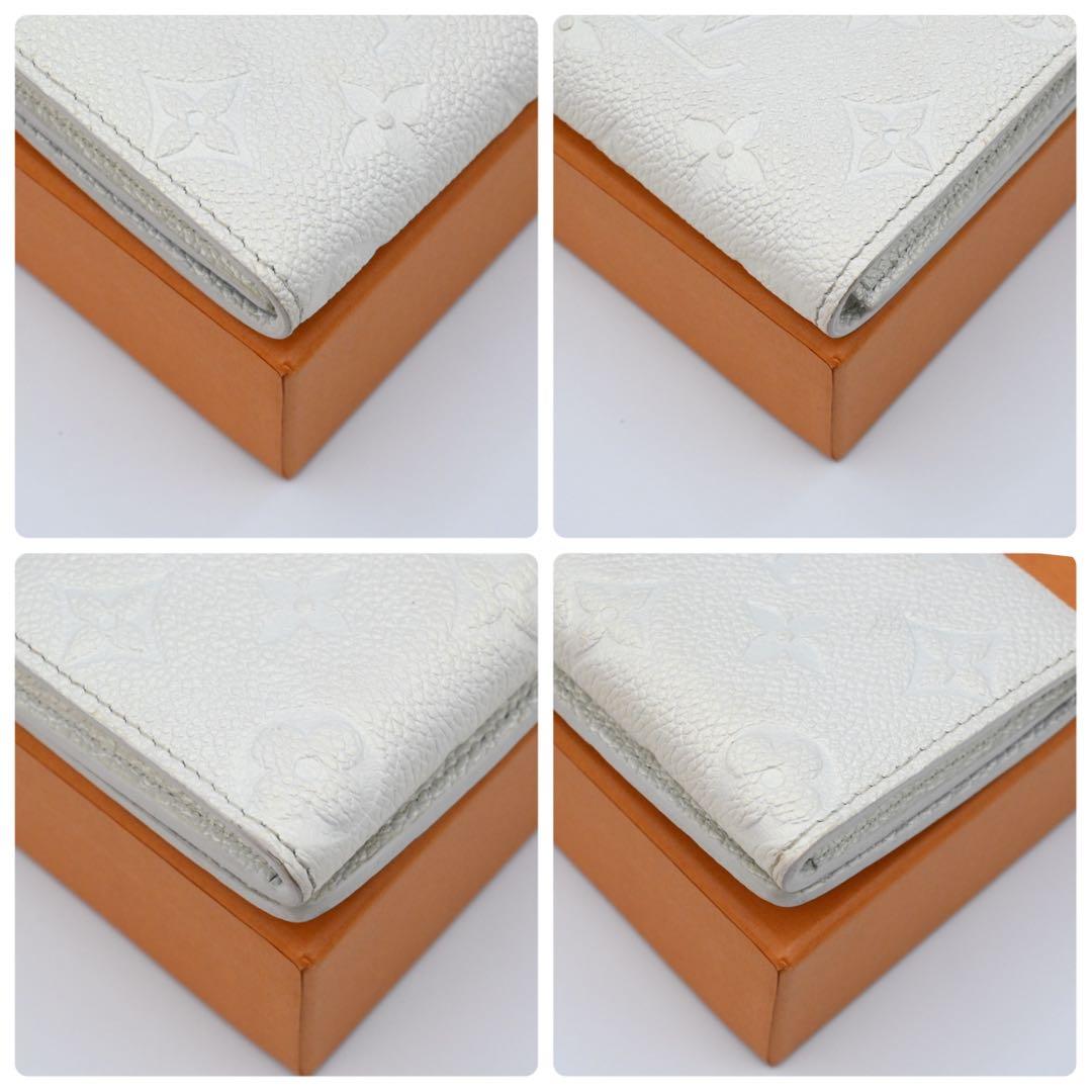Louis Vuitton Empreinte Envelope Line Stowe White Wallet — view 8