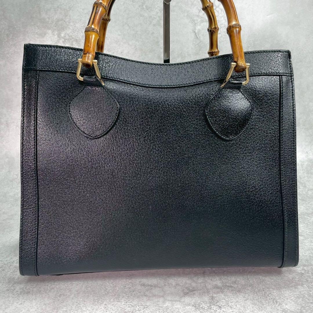 Gucci Handbag Diana Bamboo Black Leather — view 2
