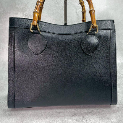 Gucci Handbag Diana Bamboo Black Leather — view 2