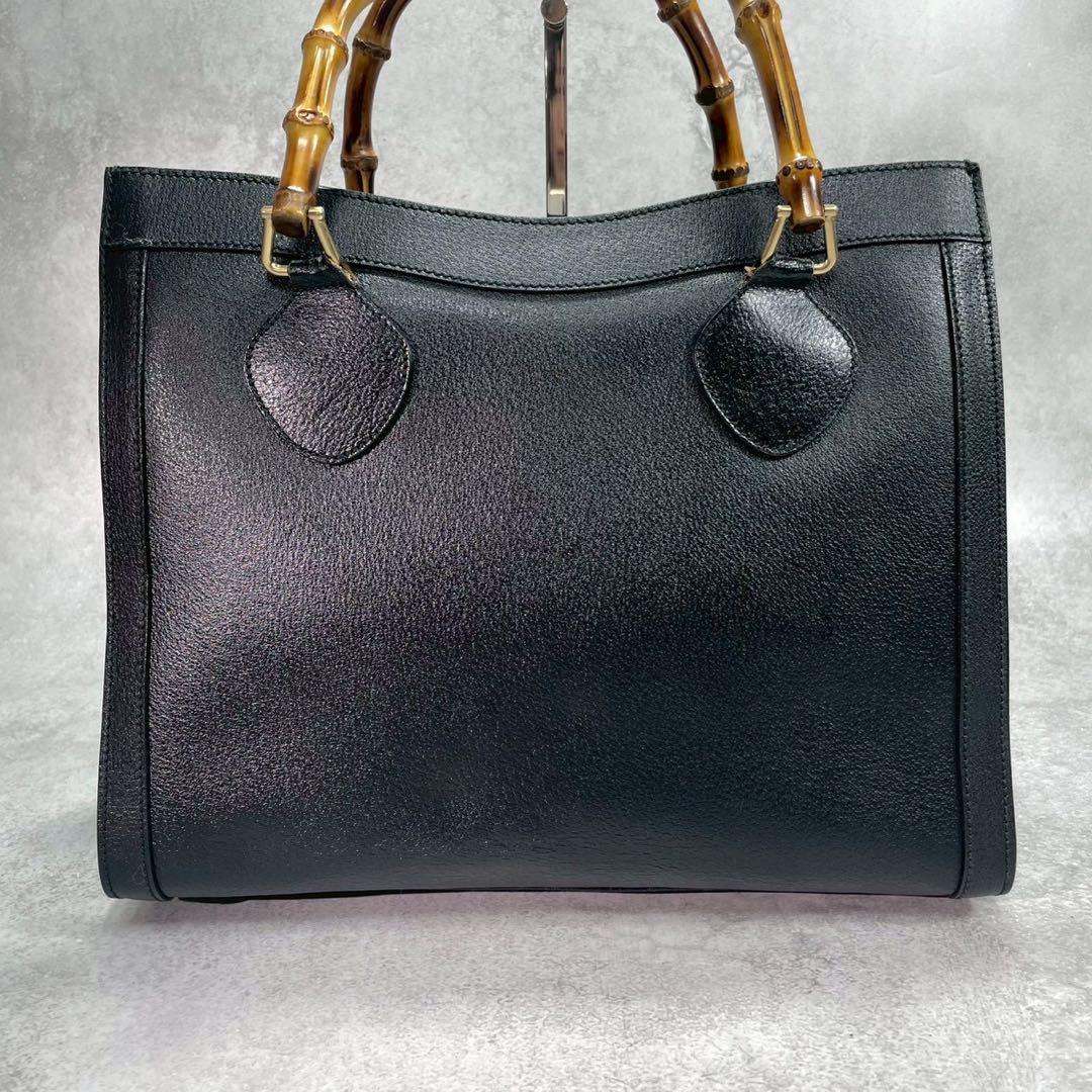 Gucci Handbag Diana Bamboo Black Leather — view 3