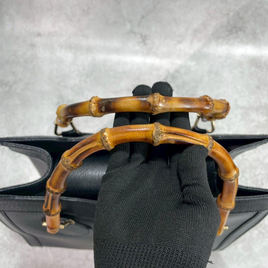 Gucci Handbag Diana Bamboo Black Leather — view 4