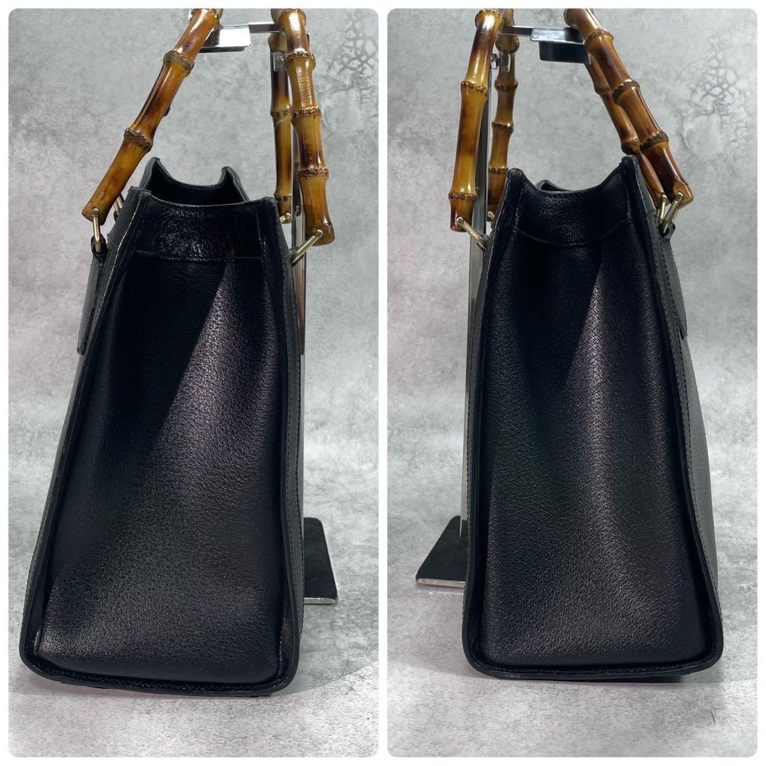 Gucci Handbag Diana Bamboo Black Leather — view 7