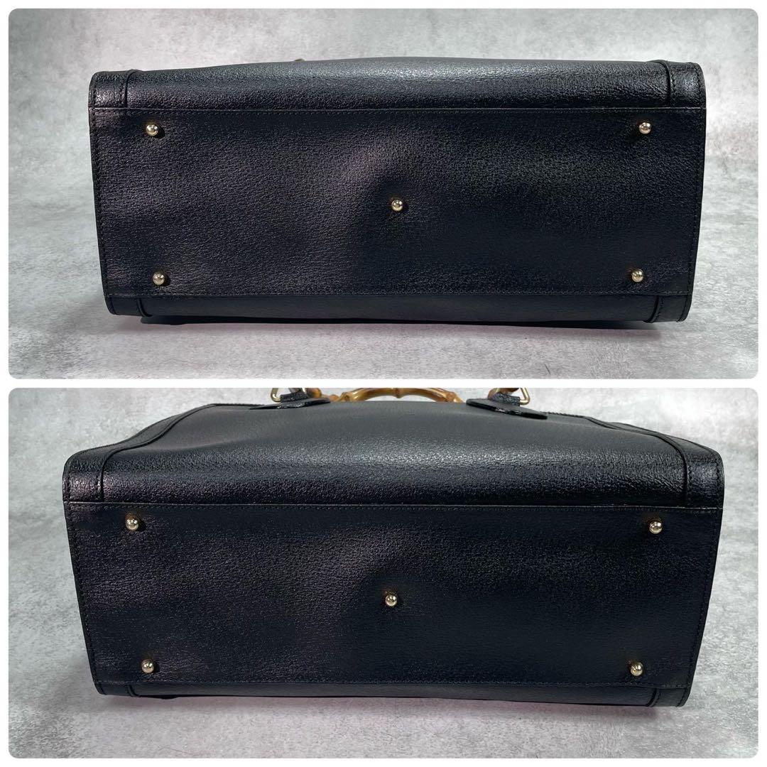 Gucci Handbag Diana Bamboo Black Leather — view 8