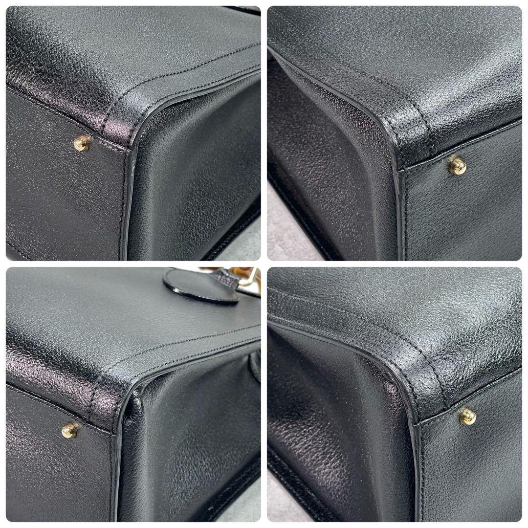 Gucci Handbag Diana Bamboo Black Leather — view 9