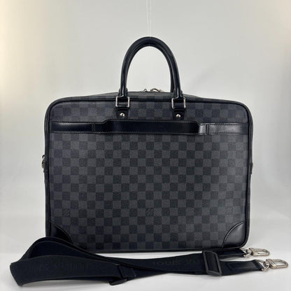 Louis Vuitton Super Damier Graphite Porte Documents Voyage GM Business Bag — view 5