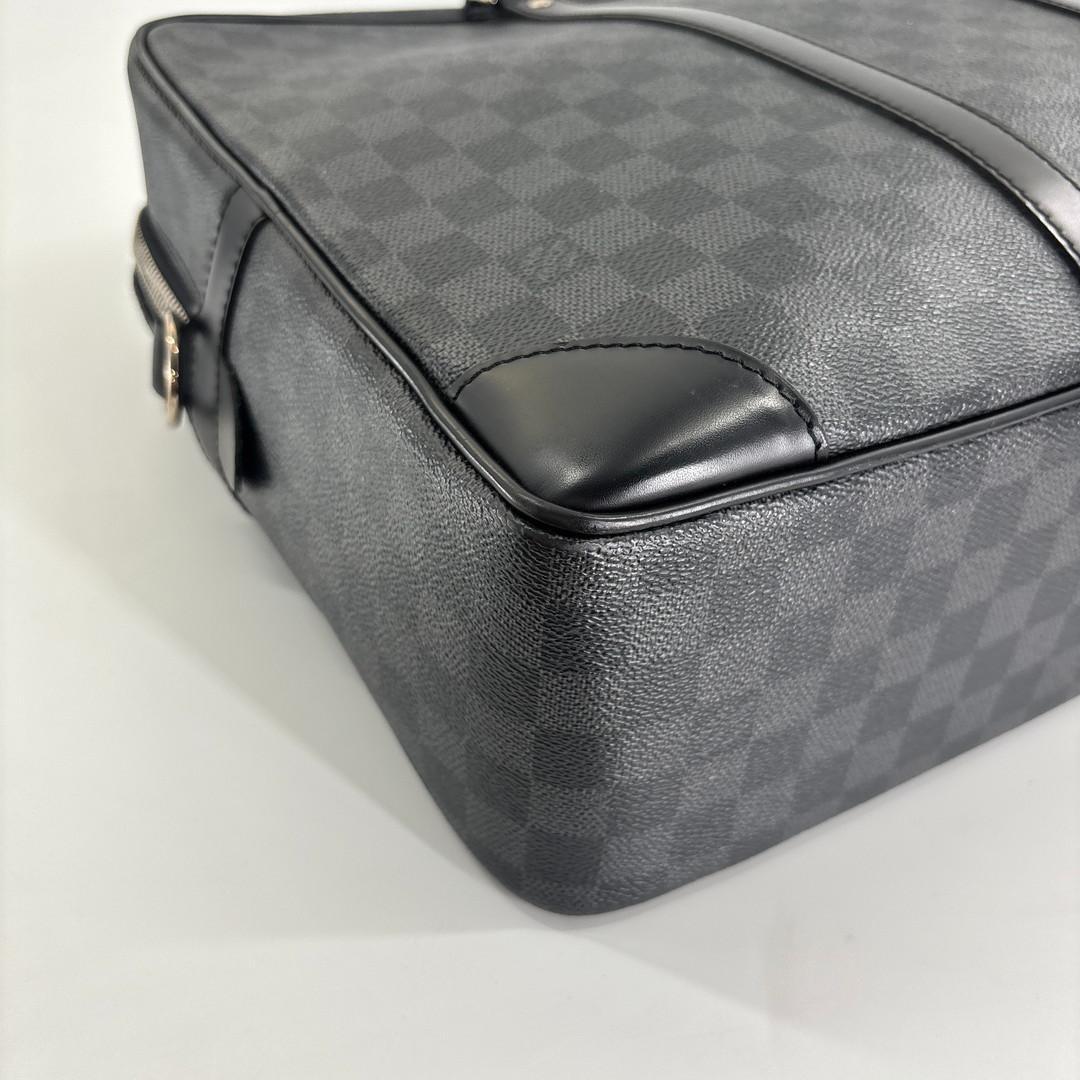 Louis Vuitton Super Damier Graphite Porte Documents Voyage GM Business Bag — view 8