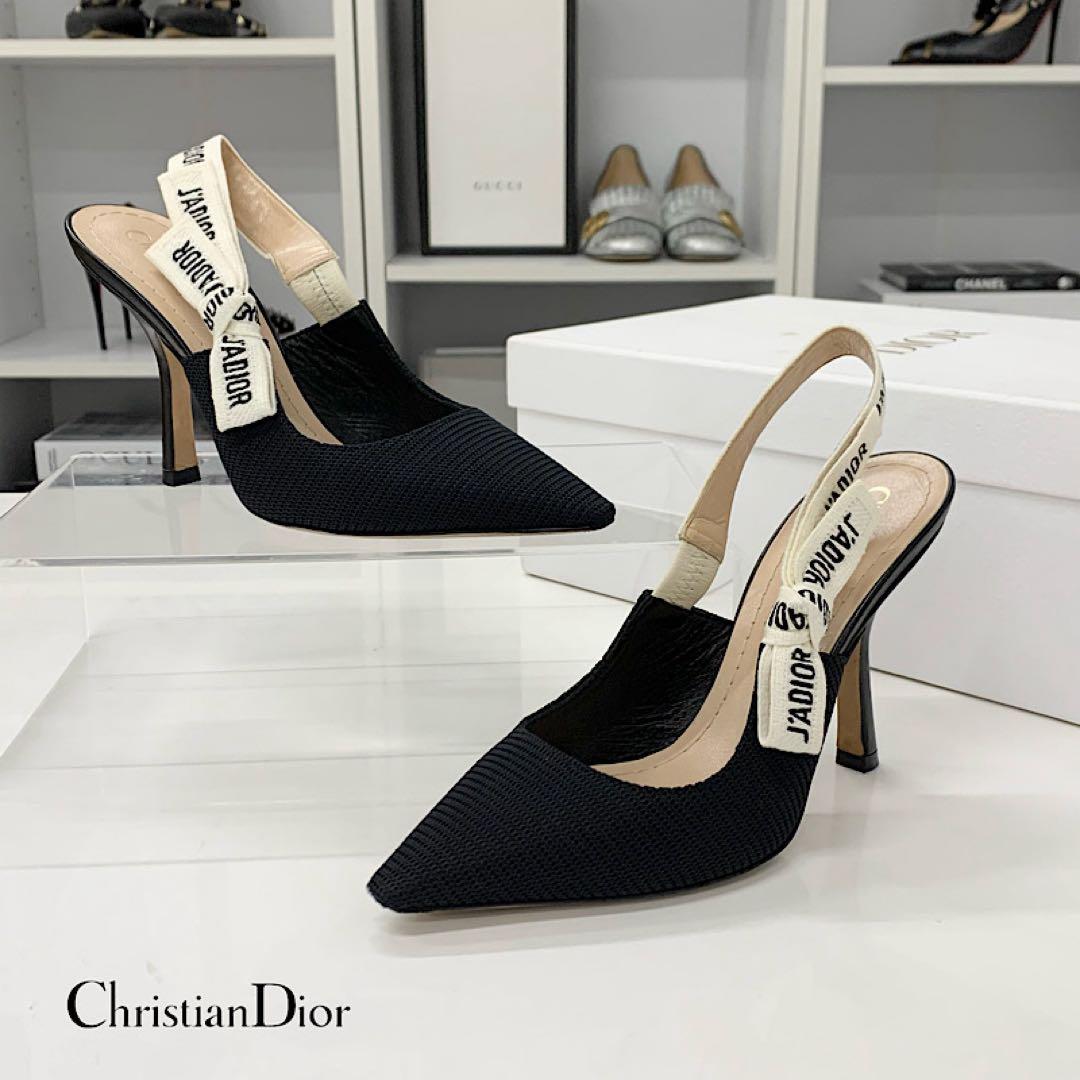 Dior J'adior Fabric Slingback Pumps Heels