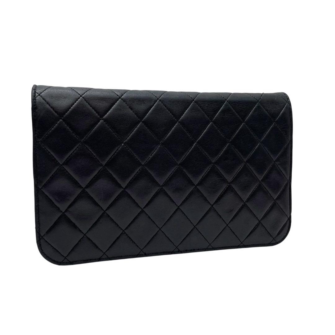 Chanel Quilted Lambskin CC Logo Chain Shoulder Bag — view 2