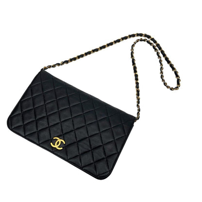 Chanel Quilted Lambskin CC Logo Chain Shoulder Bag — view 3