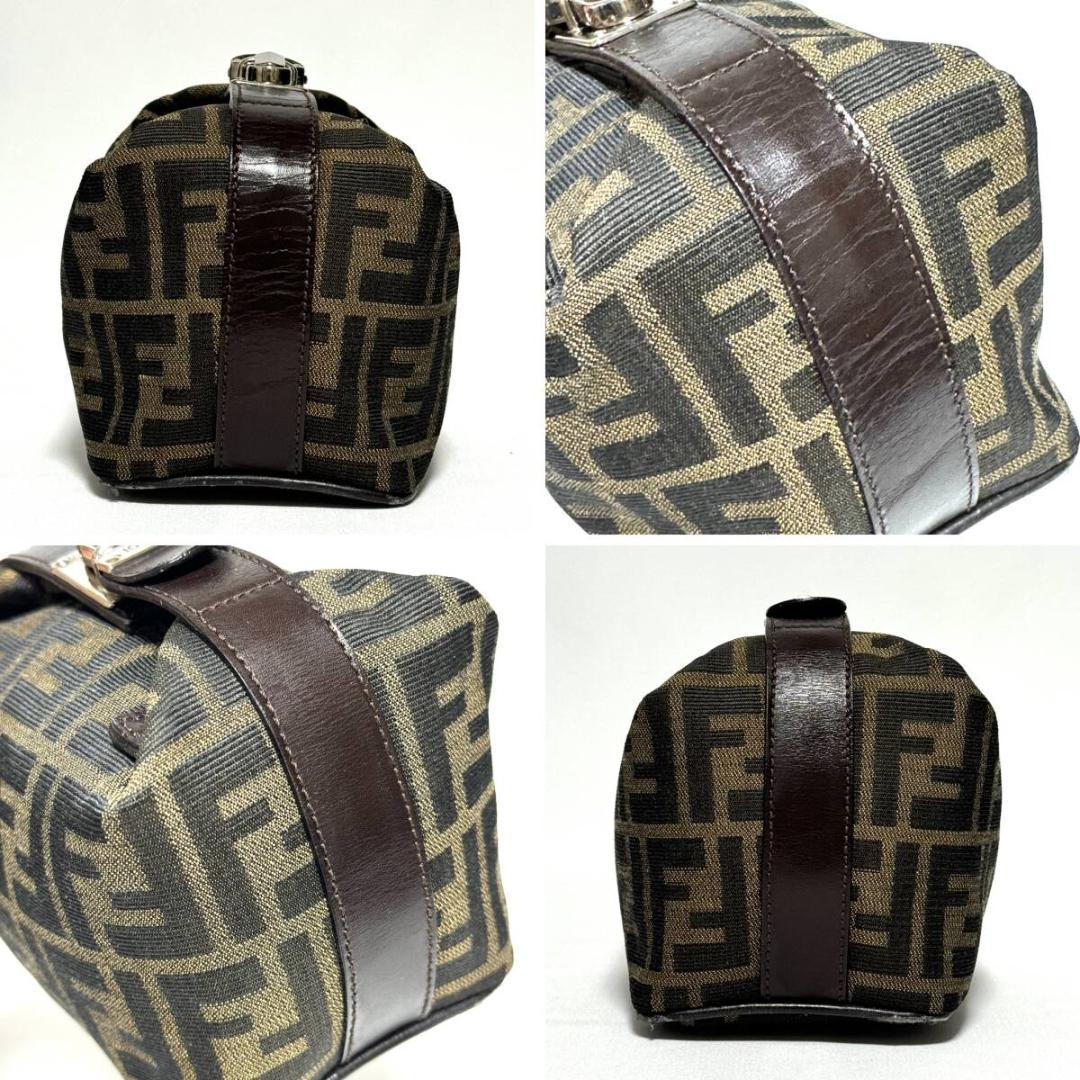 Fendi Zucca Vanity Bag Cosmetic Pouch Bag Hb02994