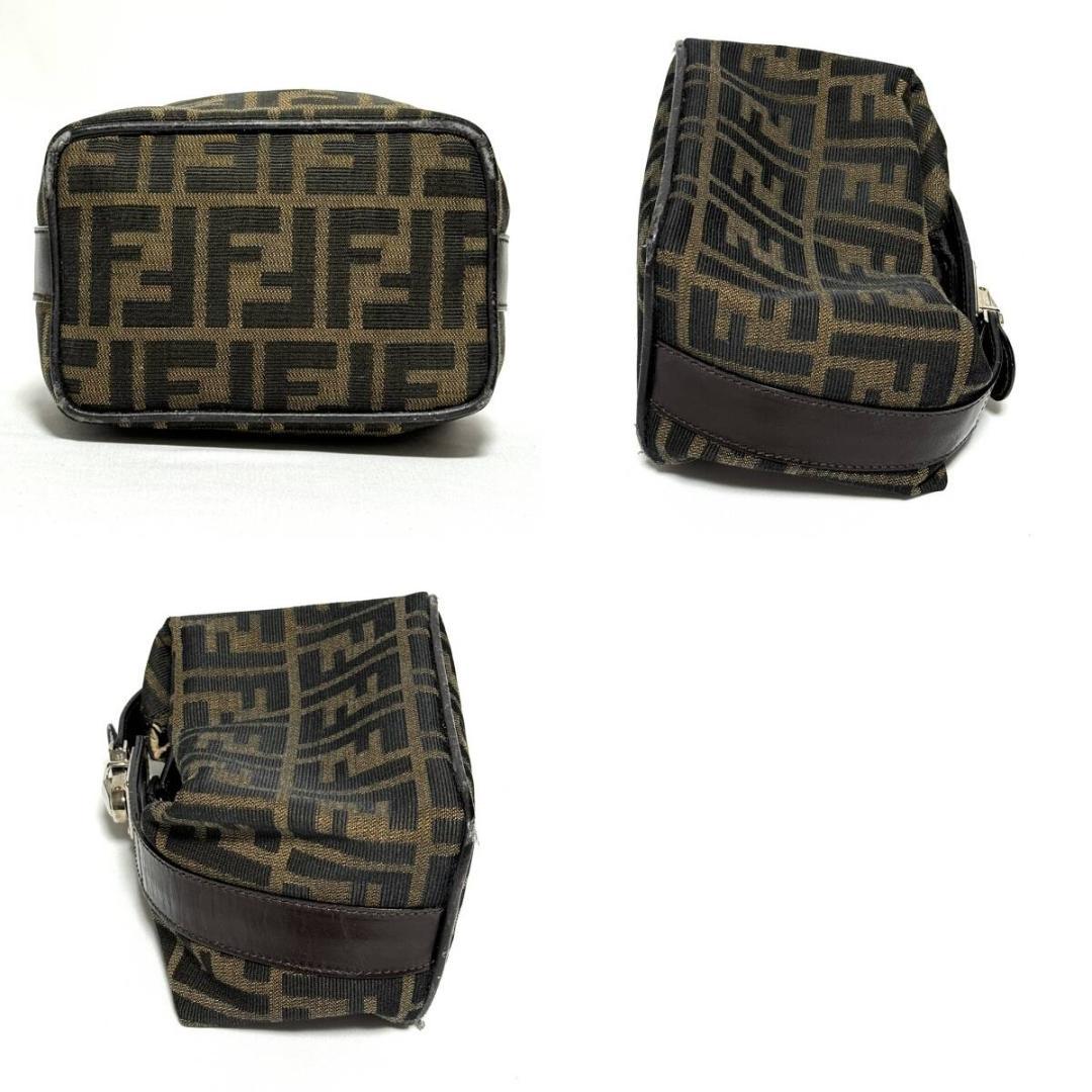 Fendi Zucca Vanity Bag Cosmetic Pouch Bag Hb02994