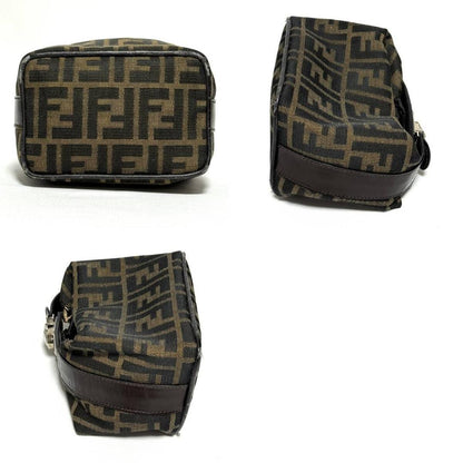 Fendi Zucca Vanity Bag Cosmetic Pouch Bag Hb02994
