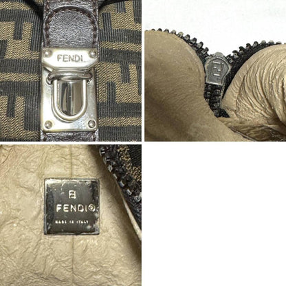 Fendi Zucca Vanity Bag Cosmetic Pouch Bag Hb02994