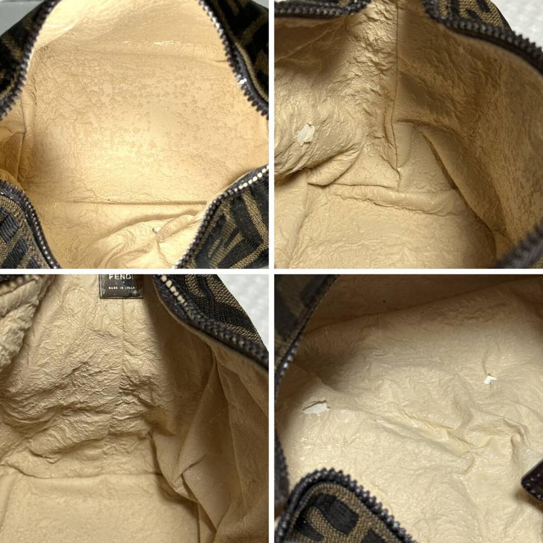 Fendi Zucca Vanity Bag Cosmetic Pouch Bag Hb02994