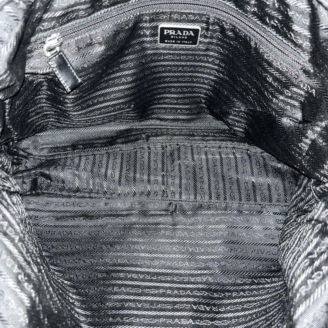 Prada Tote Bag Briefcase Shoulder Carry A4 Nylon Archive Black