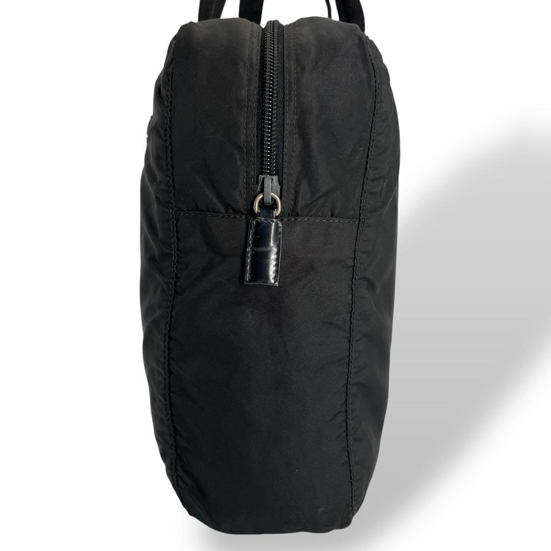Prada Tote Bag Briefcase Shoulder Carry A4 Nylon Archive Black