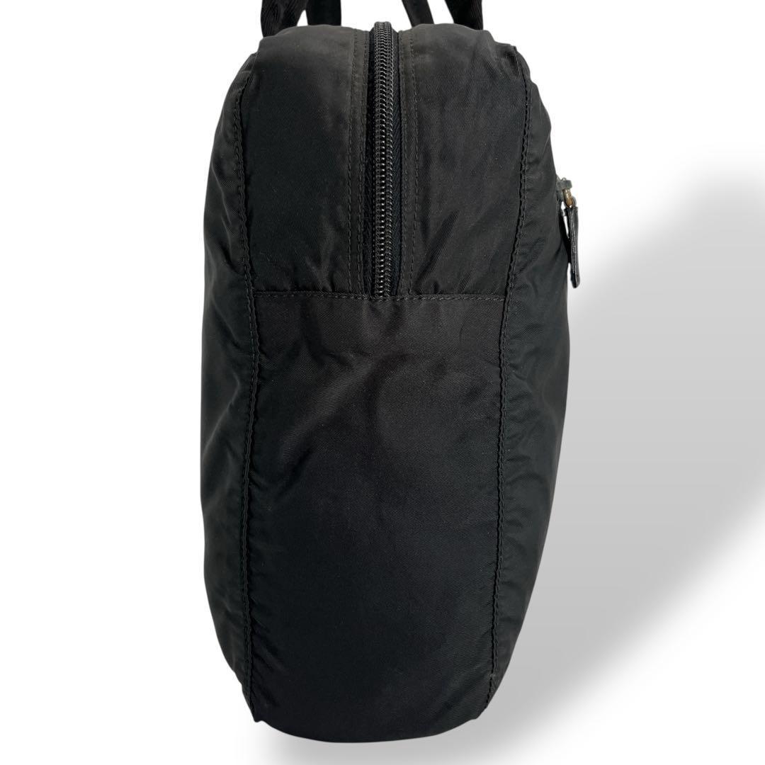 Prada Tote Bag Briefcase Shoulder Carry A4 Nylon Archive Black