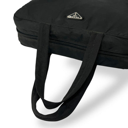 Prada Tote Bag Briefcase Shoulder Carry A4 Nylon Archive Black