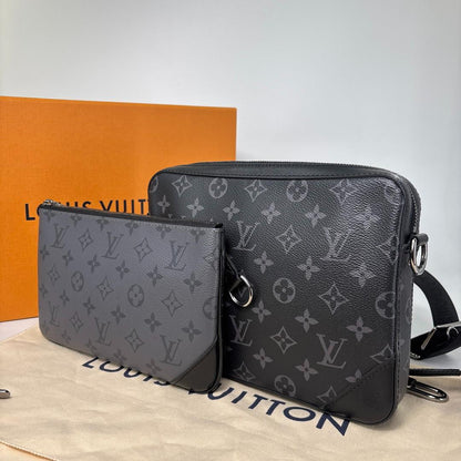 Louis Vuitton Trio Monogram Eclipse Shoulder Bag — view 2