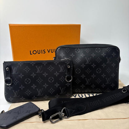 Louis Vuitton Trio Monogram Eclipse Shoulder Bag — view 4