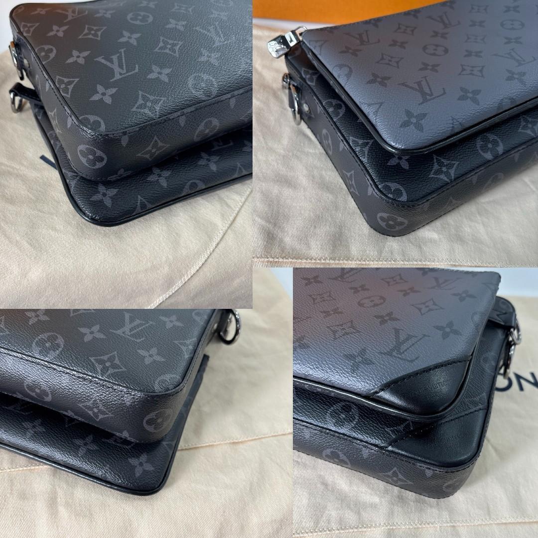 Louis Vuitton Trio Monogram Eclipse Shoulder Bag — view 7